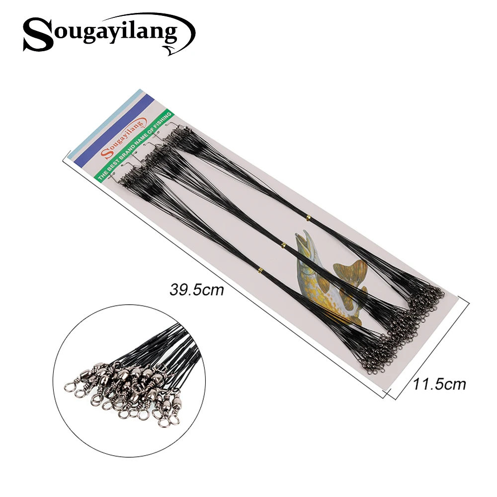 30cm 60pcs Fishing Line for Lead Steel F...