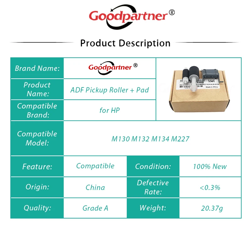 1 комплект АДС подачи ролик разделительная пластина для hp M130 M132 M134 M227 M203 M206 M230 M203d M203dn M203dw M227d 130 132 134 227