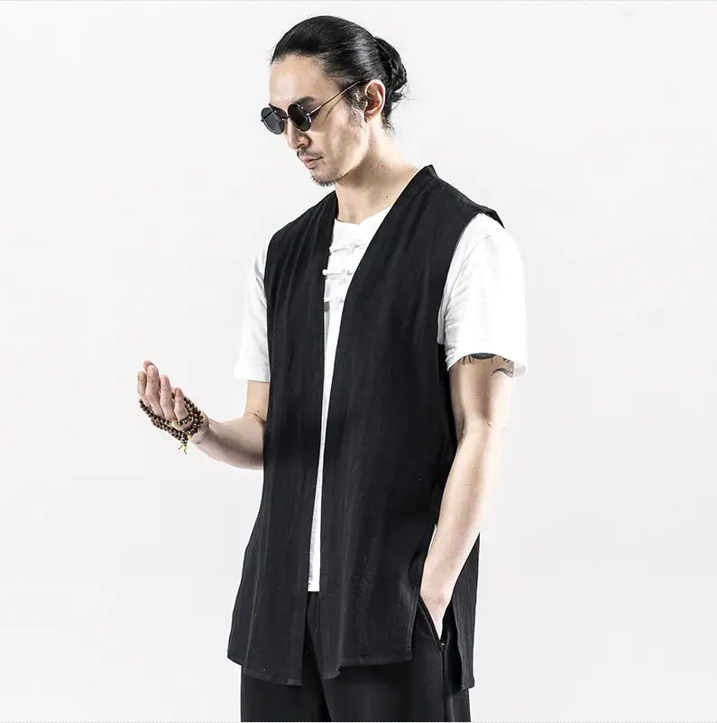 Японское кимоно кардиган для мужчин haori yukata мужской самурайский костюм одежда кимоно куртка мужская кимоно рубашка yukata haori FZ2008 - Цвет: 1