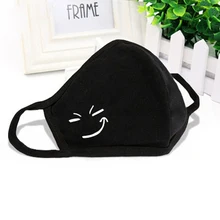 1 шт. Kawaii маска от пыли хлопковая маска для губ милые выражения мультфильм рот муфельной маска для лица смайлик маски KPOP