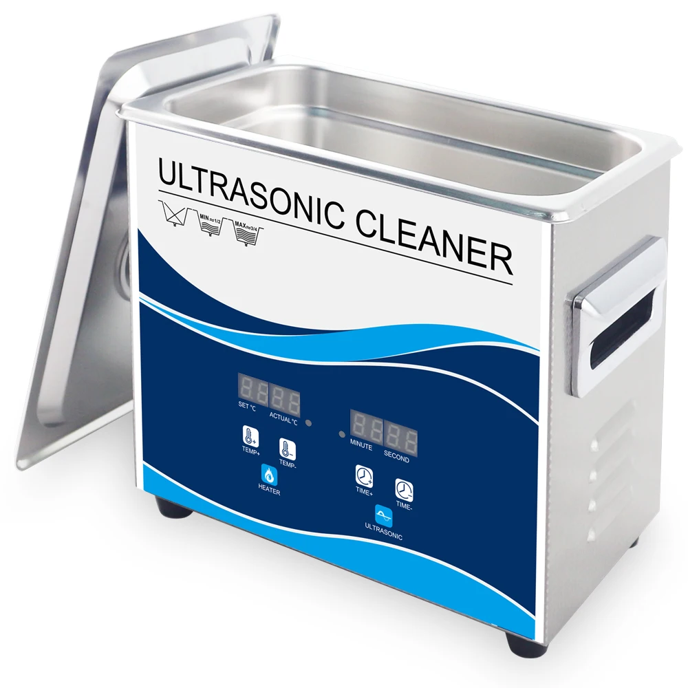 US $89.87 Digital Ultrasonic Cleaner 32l 180w Degas Stainless Bath 40khz Timer Heater Adjustable Household Ultrasound Washer Dental Tools