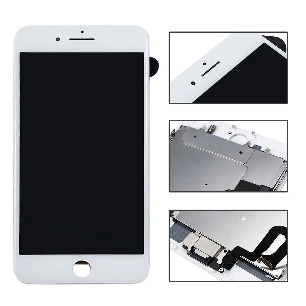 a Lcd Screen For Iphone 7 A1660 A1778 A1779 Display Full Set Assembly Replacement Digitizer Front Camera Earspeaker Complete Mobile Phone Lcd Screens Aliexpress