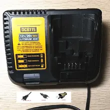 AC 220-240V 110V Зарядное устройство DCB115 для DEWALT DCF895 DCF889 DCF885 DCF880 DCF835 DCF830 DCF620 DCF899 DCF887 DCF885 DCF830 DCF620