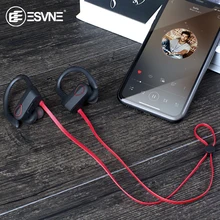 ESVNE Спортивные наушники Bluetooth гарнитура IPX7 водонепроницаемые беспроводные наушники с шумоизоляцией наушники HiFi стерео наушники