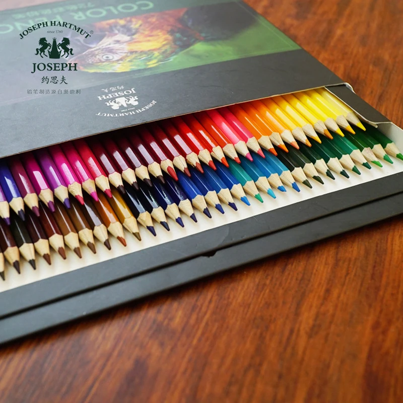

48/72 Colors JOSEPH Colored Pencils Set Oily Colour Pencils for Drawing Kids Colouring Pencil Rainbow Crayons Art Buntstifte