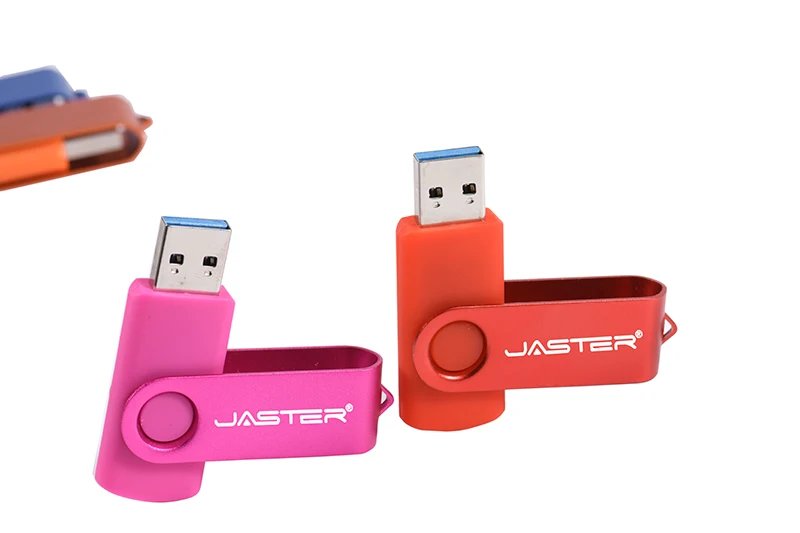JASTER высокоскоростной флеш-накопитель USB 3,0 128GB 256GB Roation Pendrive USB3.0 флеш-накопитель 64GB 32GB 16GB металлический u-диск