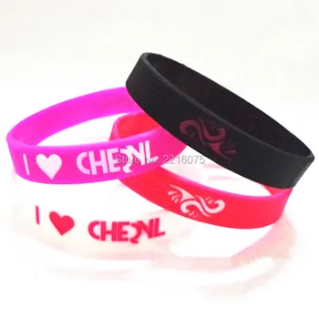 

400pcs Cheryl Cole wristband silicone bracelets free shipping by DHL express