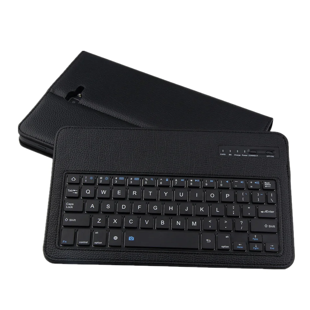 Bluetooth клавиатура Folio кожаный чехол для Samsung TabA 10 1 T580 T585N черный водонепроницаемый