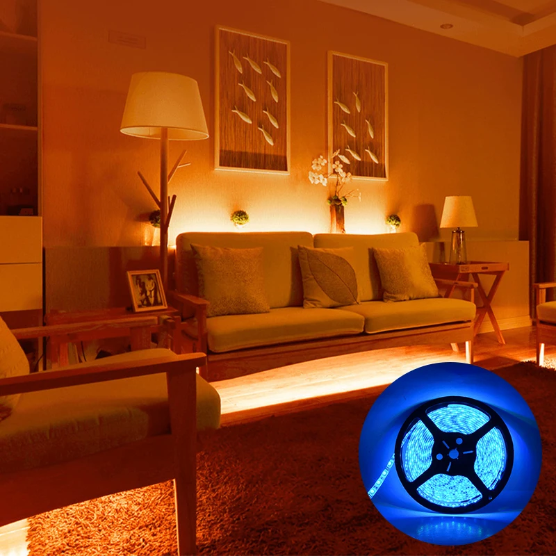 

LED Strip WIFI Strip Light 5050 RGB 5M/10M Waterproof Diode Tape TV Light Strips AC 220-240V With Power Supply