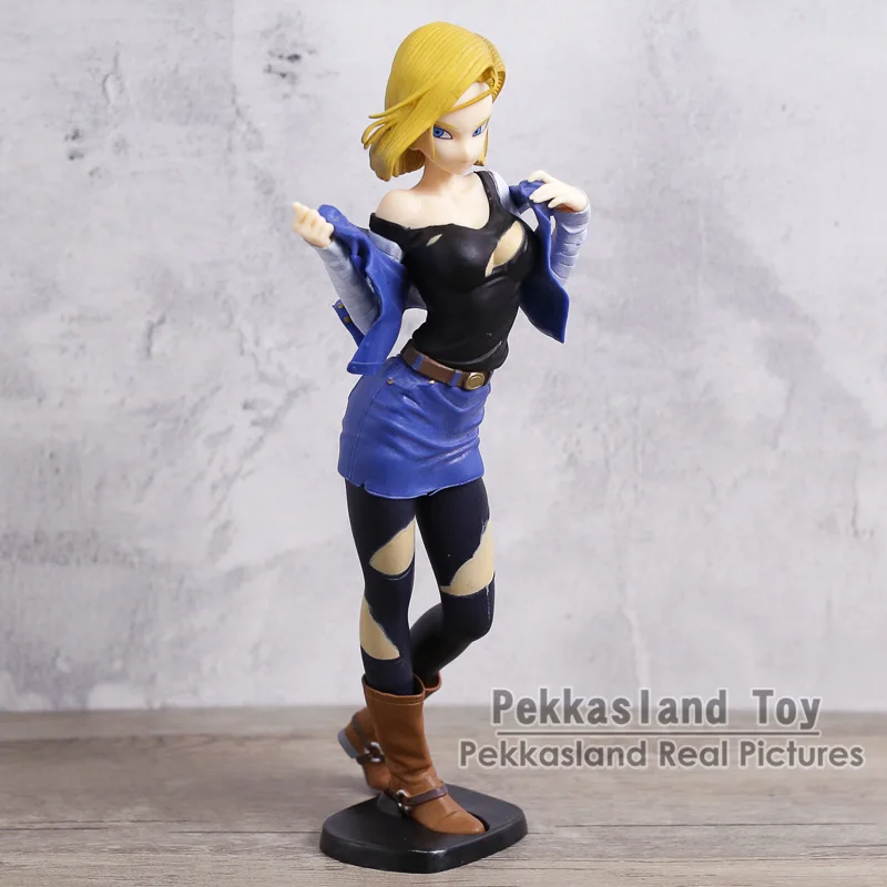 Dragon Ball Z Android 18 Glitter /& Glamours Figur Figuren 25cm No Box