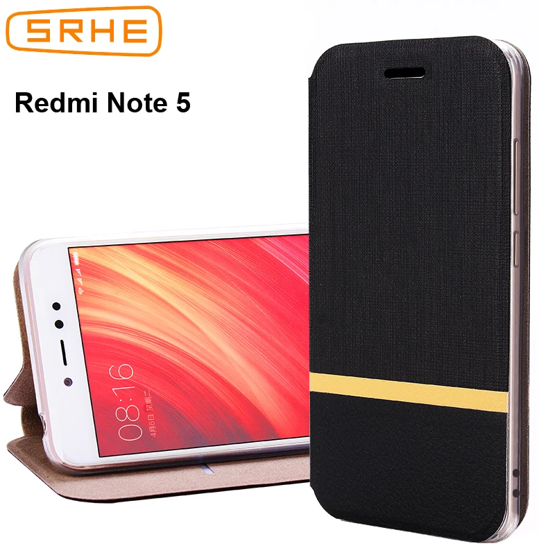 SRHE Xiaomi Redmi Note 5 Case Cover For Redmi Note 5 Flip Leather