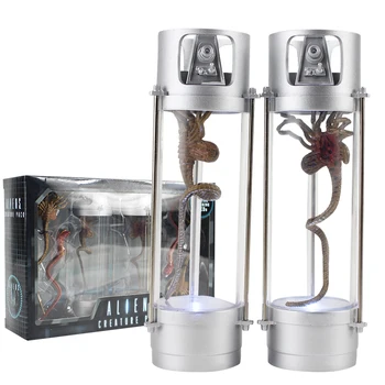 

7" NECA Alien 2 Creature Pack Stasis Chanber LED Light PVC Action Figure Collectible Model Toys
