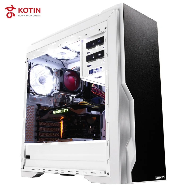 GETWORTH R30 Gaming Desktop Intel Core I7 8700 Computer ASUS B360M mATX GeFore GTX 1070 Corsair 16G Memory DDR4 240G SSD 1TB HDD