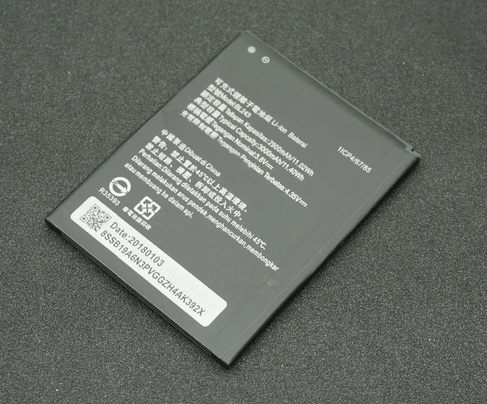 LehonS 2900 мАч/11.02Wh Сменный аккумулятор для Lenovo K3 Note K50 T5 A7000 A7600 M A5500 A5600 BL243 +