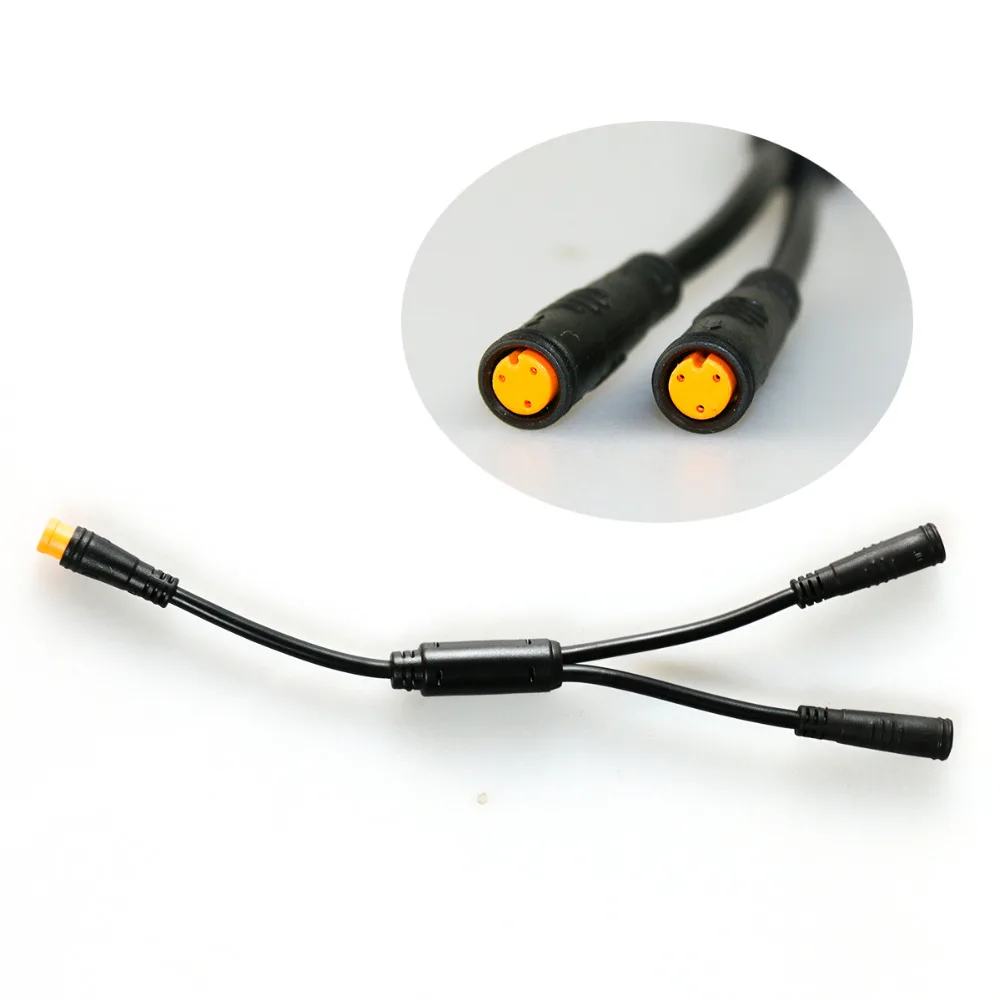 Discount Bafang Y-SPLITTER 1T2 Cable for Gear Sensor Extend 8fun BBSHD BBS02 BBS01 Bafang Mid Drive Electric Bicycle Motor 0