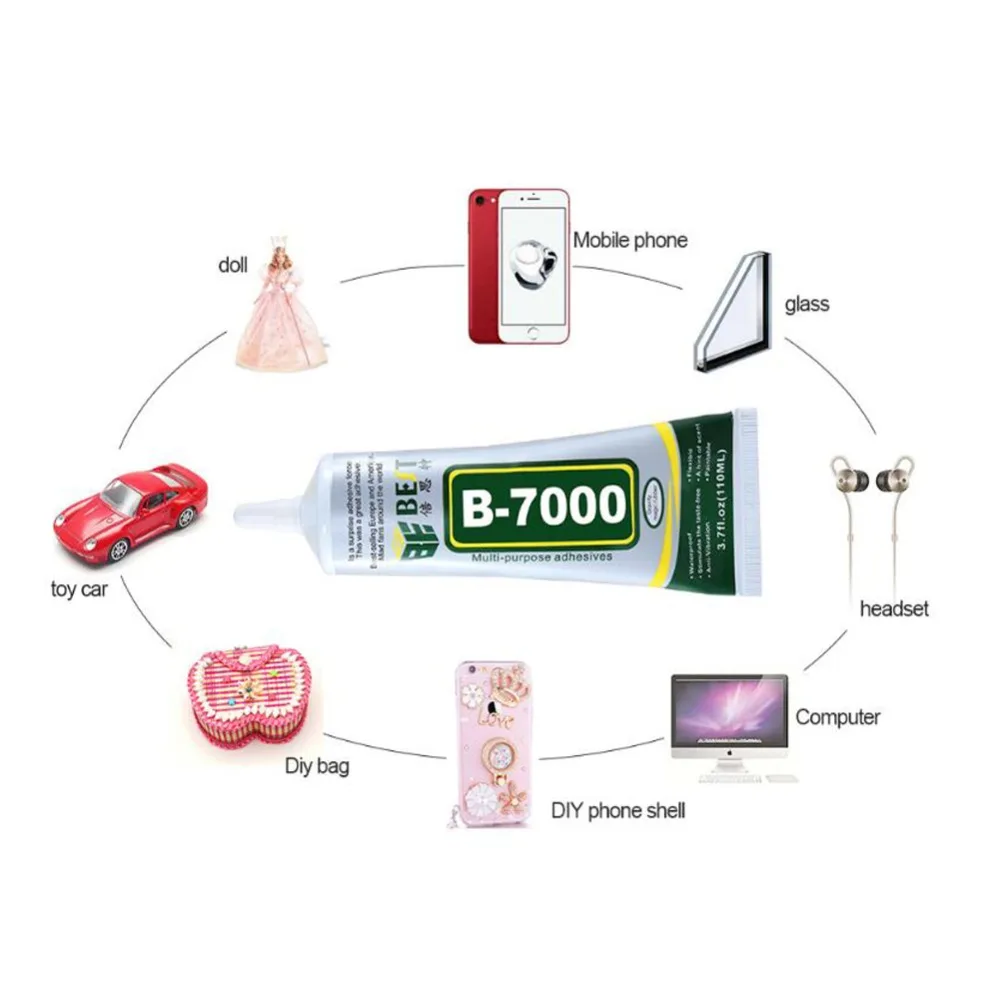 1 шт. B-7000 клей эпоксидная смола DIY ремесла сотовый телефон рамка Fix сенсорный экран стекло клей многоцелевой промышленный клей