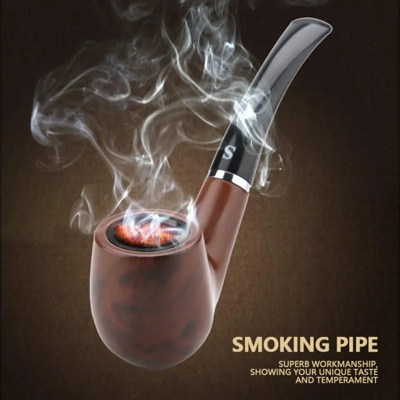 Buy Durable Wooden Smoking Pipe Tobacco Cigarette Cigar Pipe with Filter