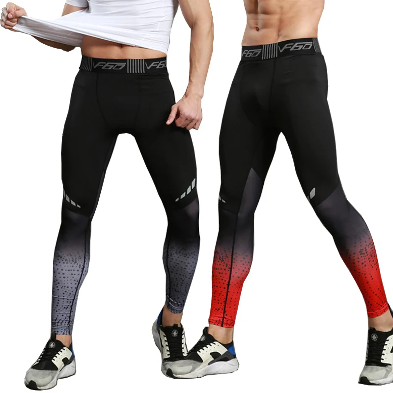

Running compression pants tight leggings sports fitness men's sportswear pants trousers tight training leg gymnastics