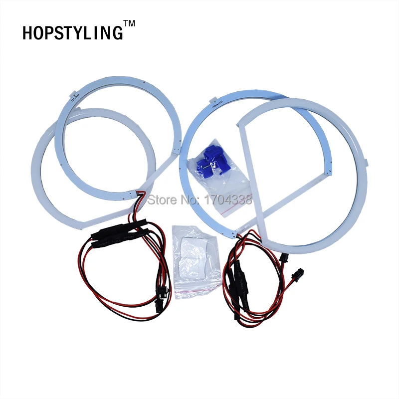 

Hopstyling 1SET/Lot For BMW E53 X5 CCFL Angel eyes 1999-2004 White Cotton LED Angel eyes 2*127.5mm and 2*158mm LED Headlights