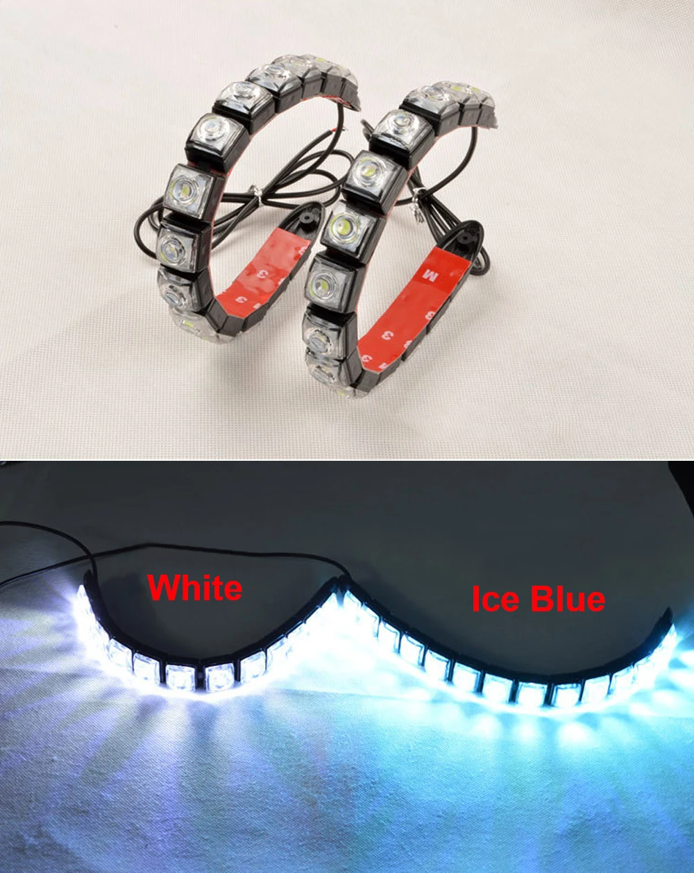 Стайлинга автомобилей 2шт 6 8 9 10 12 14 16 SMD светодиодные DRL Противотуманные фары гибкий силиконовый дневные ходовые свет супер яркий внешний свет Сид Стайлинга автомобилей 2шт 6 8 9 10 12 14 16 SMD светодиодные DRL Противотуманные фары гибкий силиконовый дневные ходовые свет супер яркий внешний свет Сид