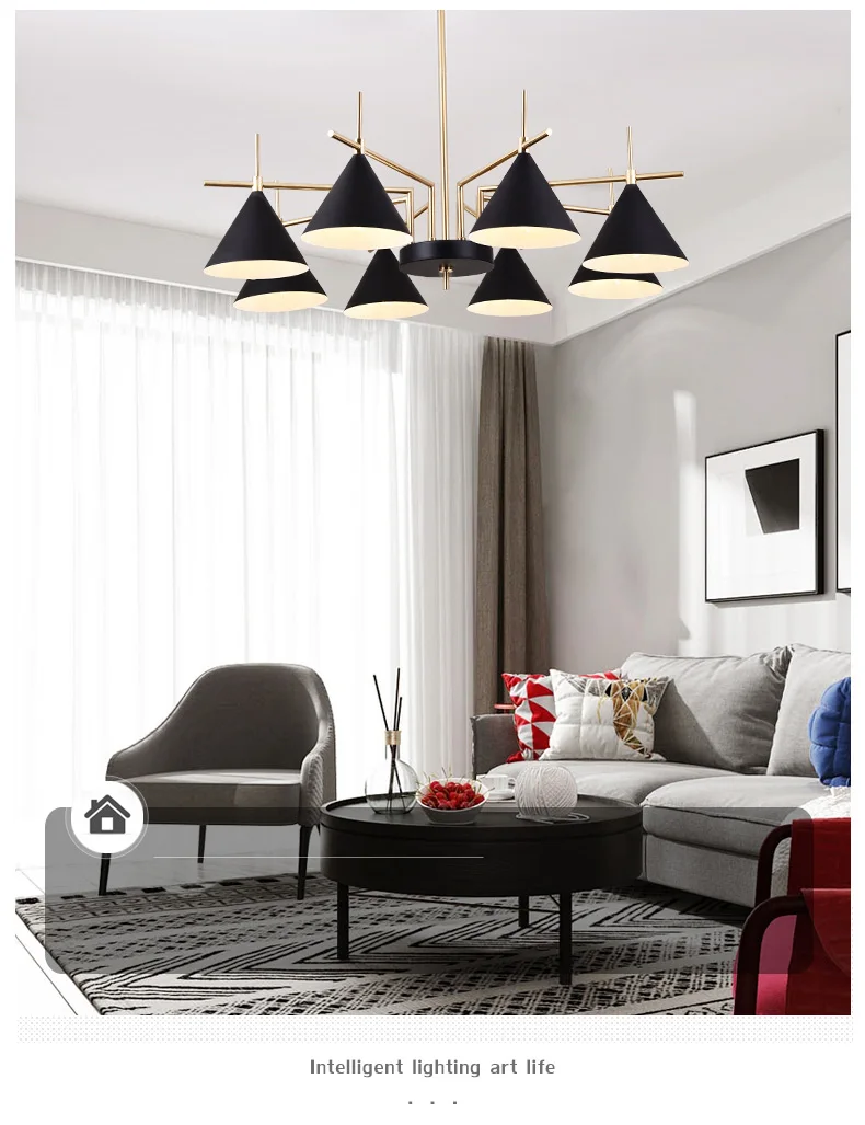 chandelier lighting modern led chandelier for living room 8