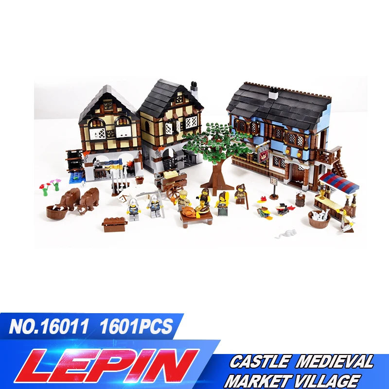 

2017 LEPIN 16011 1601Pcs Castle Series The Medieval Manor Castle Set Educational Building Blocks Bricks Model Toys Gift 10193