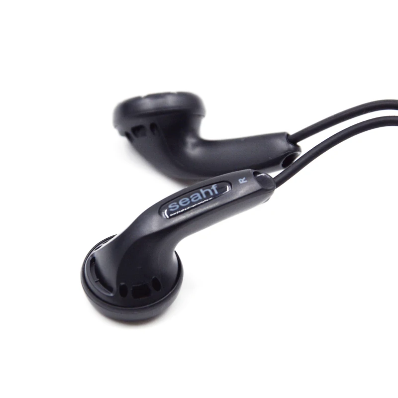 

Seahf AWK-F32 In Ear Earphone 32ohms Earbud Flat Head Plug Earplugs DIY HIFI Bass Headset Kill Monk Earbud With Microphone