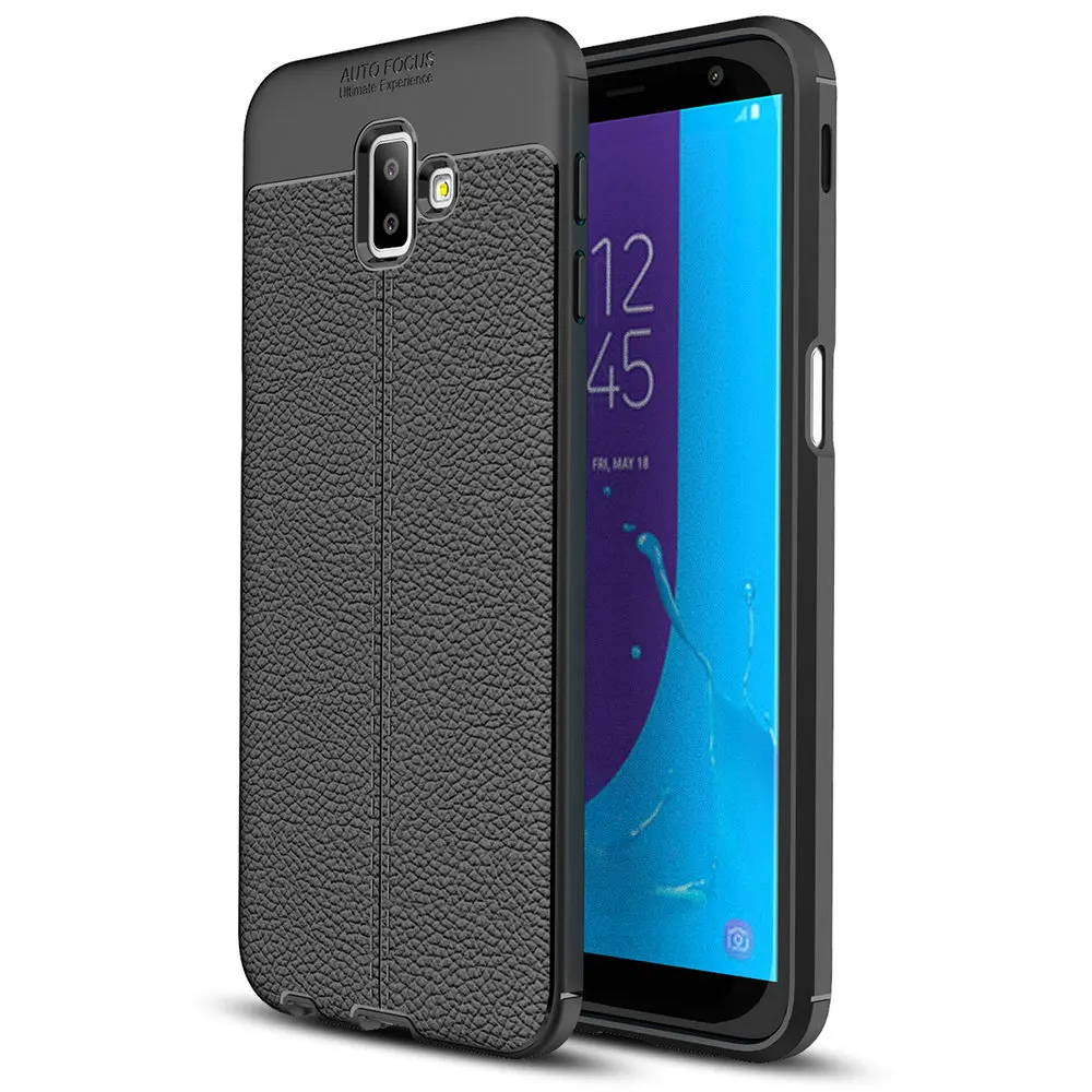 50 шт./лот для Galaxy J2 Core TPU чехол Lichee Rugger Armor Brushed гелевый Чехол Samsung J6 Plus 2018 S01|Бамперы| |