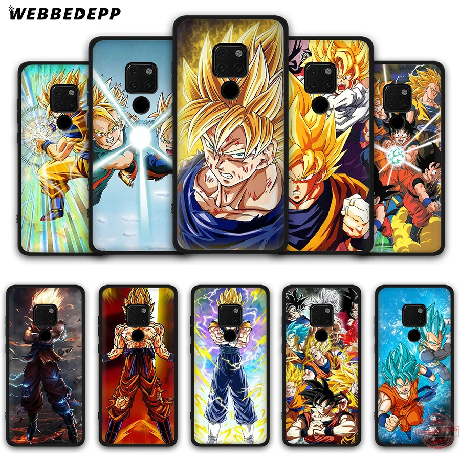 WEBBEDEPP Dragon Ball DragonBall z goku Soft Case for Huawei Mate 30 10 20 Pro Lite Nova 2i 3 3i 4 5i 2 Cases | Мобильные телефоны