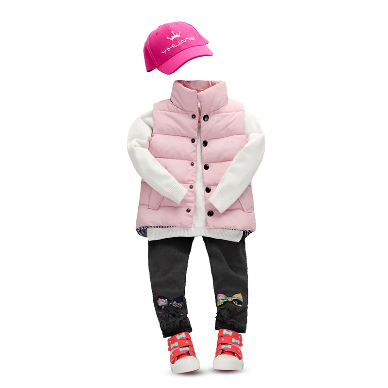 

Kids Vest Girl Boy Winter Warm Thicken Vests Baby Duck Down Coat Waistcoat Jackets For Girls Boys Coats Children Sleeveless Vest