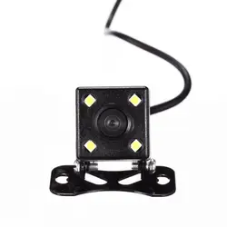 4 светодио дный лампы ночного видения обратная камера HD CDD заднего вида Камара объектив мм 2,5 мм Джек с 6 м кабель для автомобиля dvr зеркальные