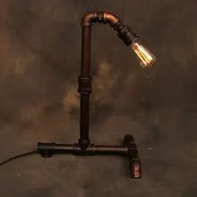 Винтажная Напольная Лампа Эдисона В индустриальном стиле американская труба в стиле древнего арт-деко RH Лофт кофе бар ресторан кухня освещение