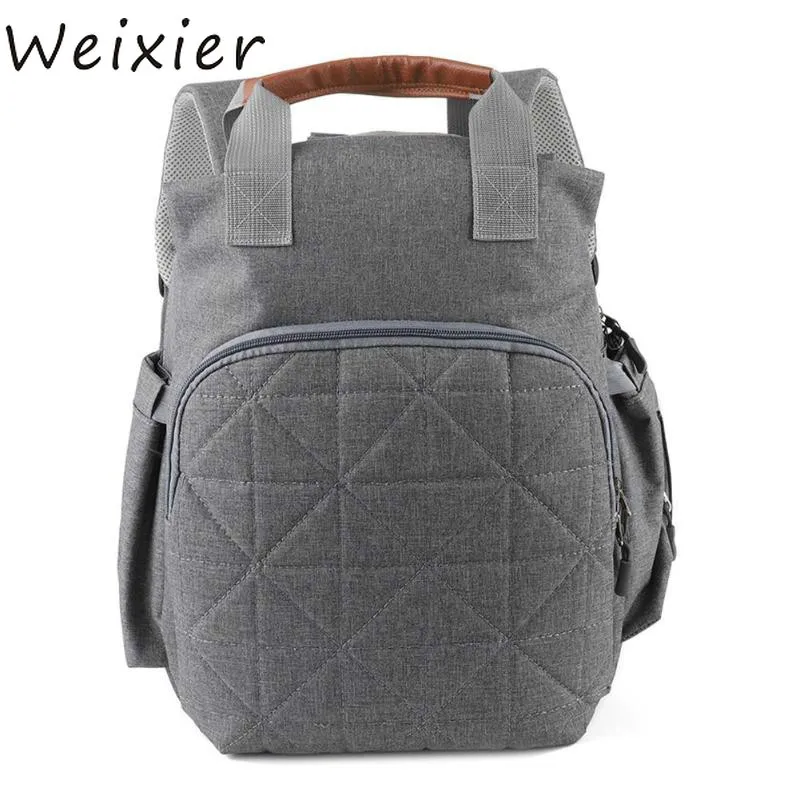 

WEIXIER Large Capacity Mommy Travel Backpack Maternal Nursing Baby Care Diaper Bags Maternity Nappy Storage Back pack V4-20
