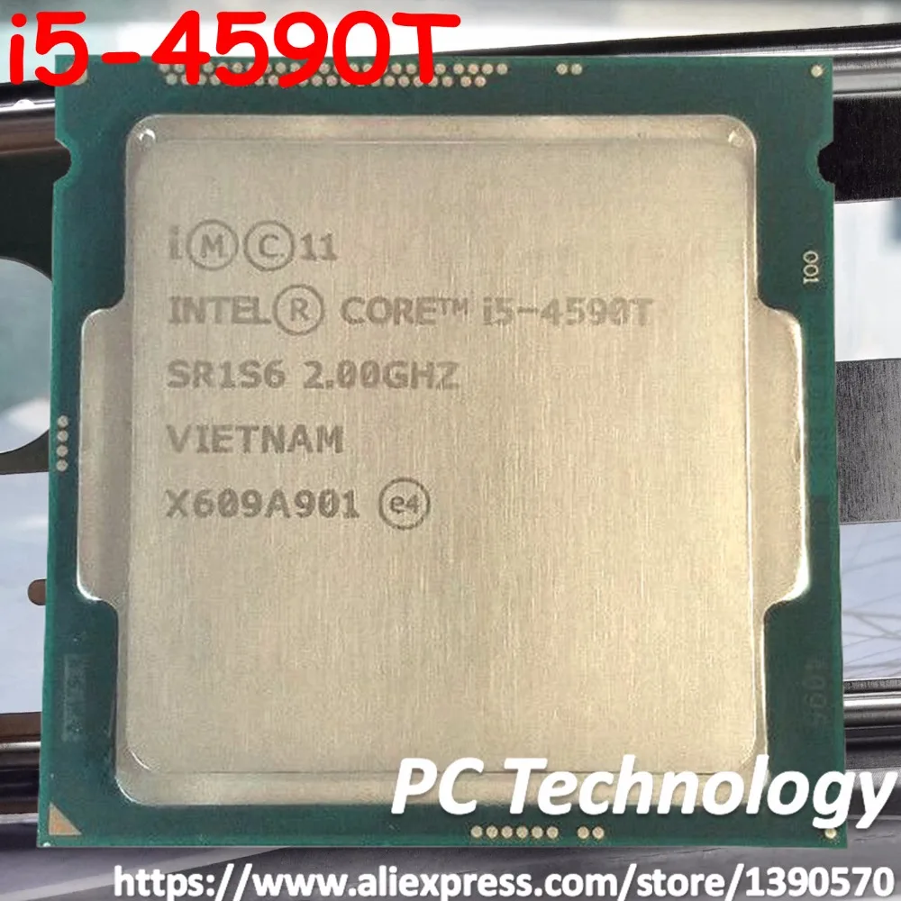 Original intel core i5 4590t cpu 2 0ghz 6m 35w 22nm lga1150 quad core