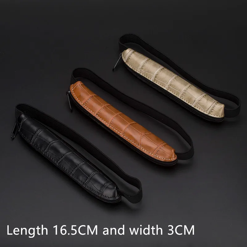 

1pcs/set PU Leather Fountain Pen Pouch Case Pen Bag Pack ONE pens for Gift Pen Bag For Roller Ball