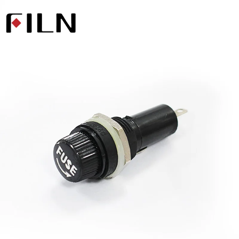 Round Screw Type 630mm Glass Fuse Holder
