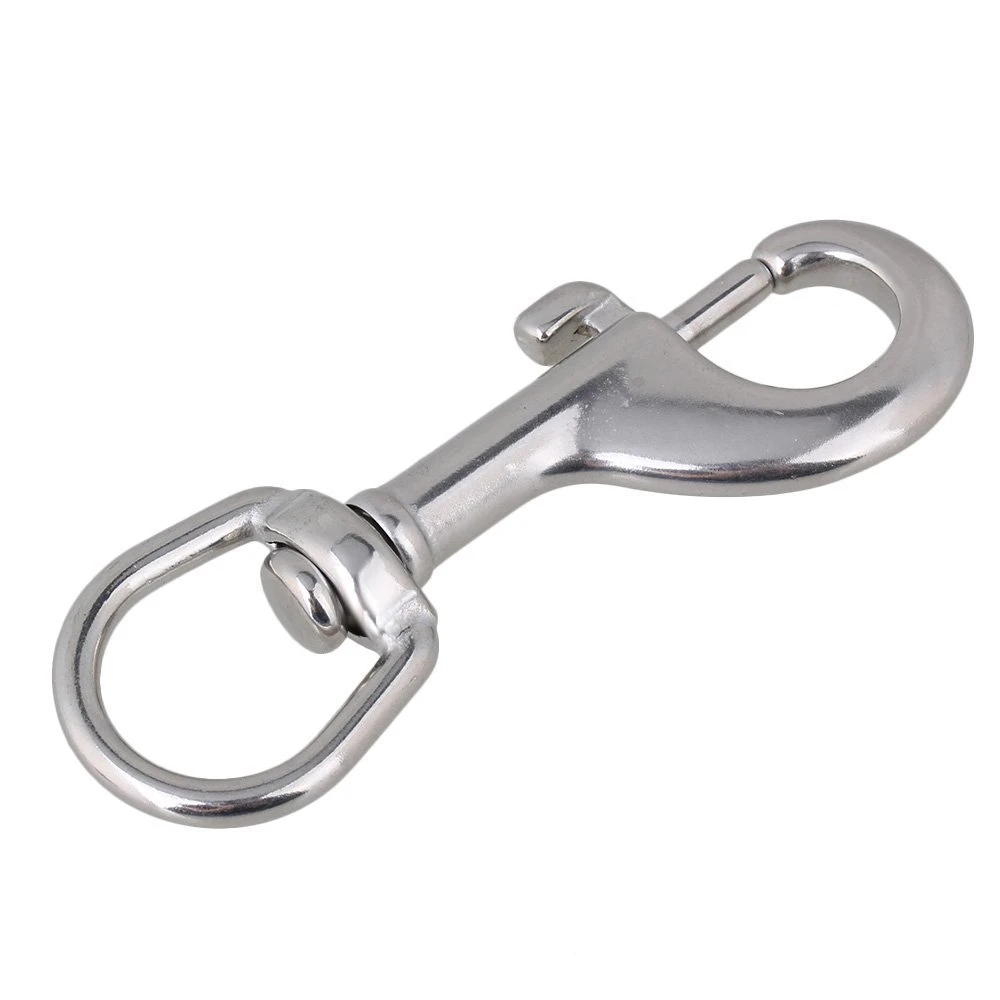 304 Stainless Steel 90mm Silver Swivel-Eye Bolt Snap Hook Round Eye Swivel Keychain Strap Pack of 5 304 Stainless Steel 90mm Silver Swivel-Eye Bolt Snap Hook Round Eye Swivel Keychain Strap Pack of 5