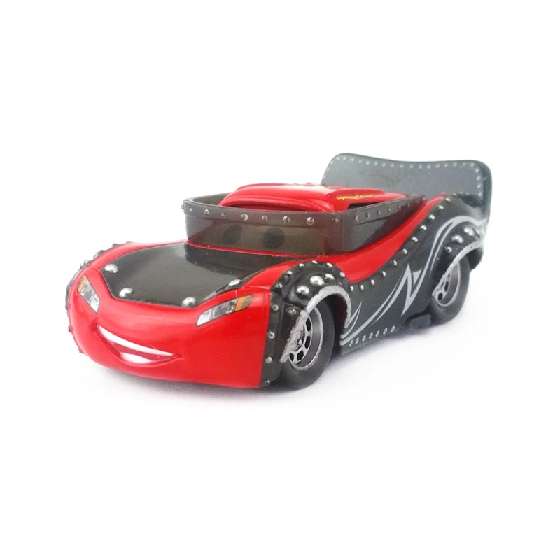 Disney Pixar Cars Gold Dinoco синий черный полицейский Молния Маккуин литой игрушечный автомобиль для детей 1:55 Свободный бренд и - Цвет: Heavy Metal McQueen