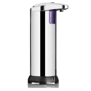 

250ml Automatic Soap Dispenser Hand Free Touchless Sanitizer Bathroom Dispenser Smart Sensor Liquid Soap Dispenser
