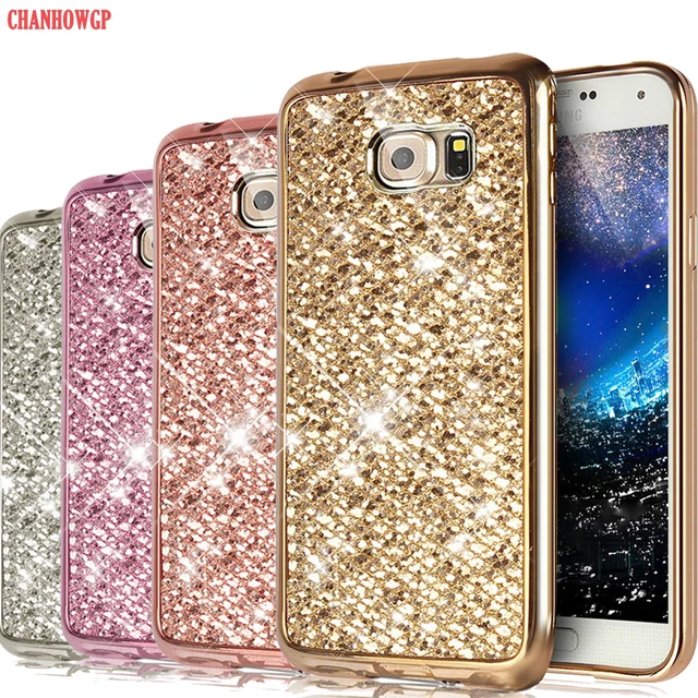 Bling Glitter Soft Case for Samsung Galaxy A6 A8 J4 J6 2018 J3 J5 J7 2017 Core J1 A3 A5 2016 S5 Neo S6 S7 edge S8 S9 Plus Funda