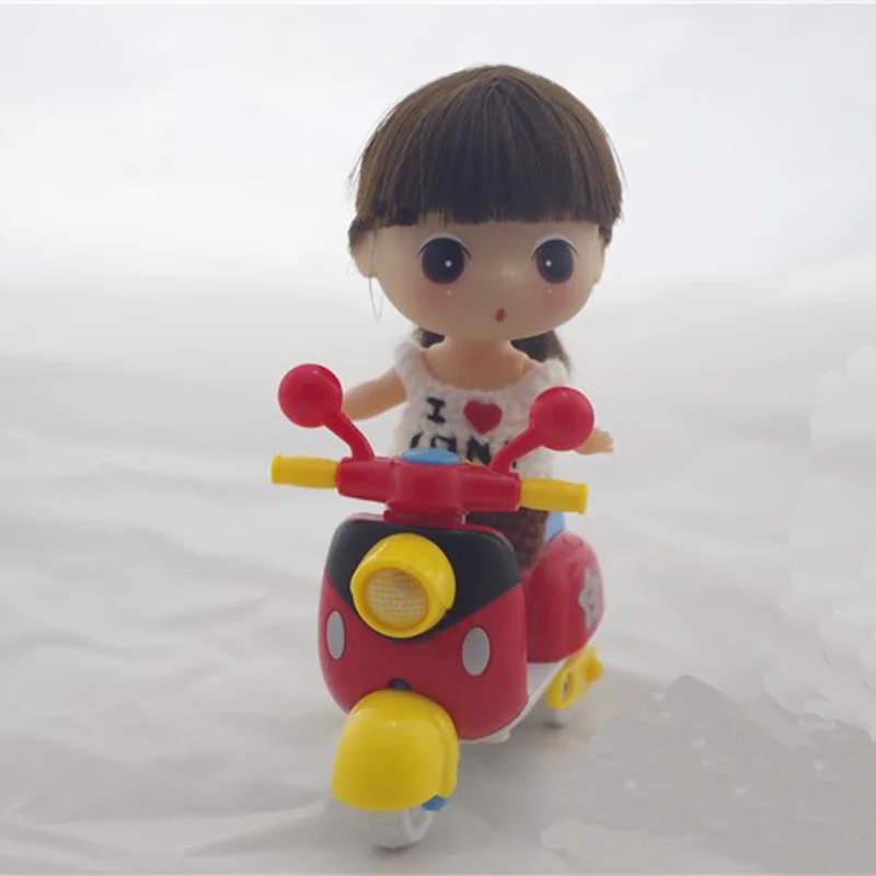 1 шт. кукольный домик модель мотоцикла прекрасная кукла мотоцикл в случайном цвете детская игрушка аксессуар детские подарки