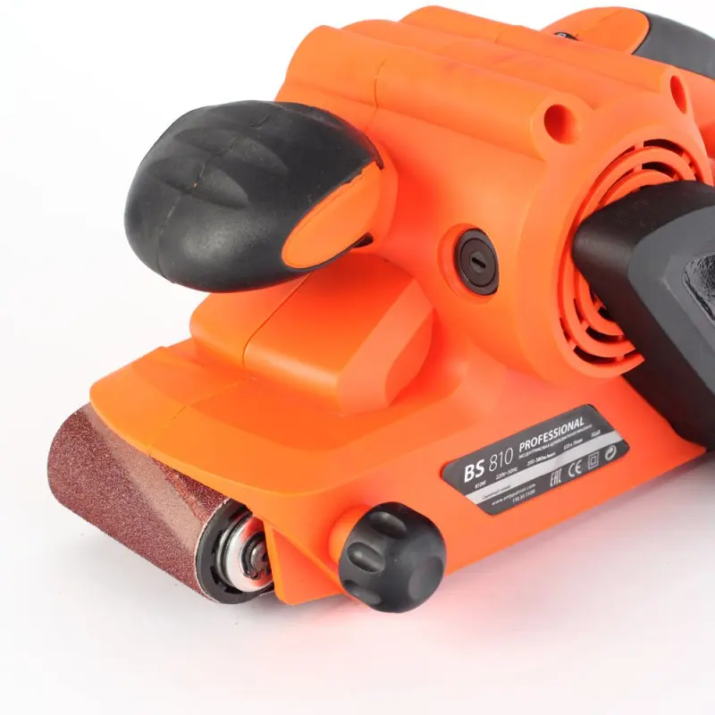 Машина шлифовальная ленточная PATRIOT BS 810 (Мощность 810 Вт, скорость ленты 200-380 м/мин, шлиф.поверхность 76 х 130 мм, регулировка скорости)