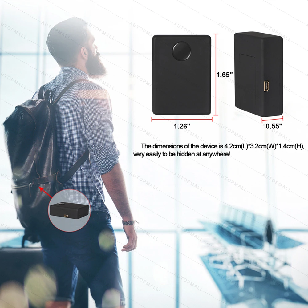 Mini Spy GSM Device N9 Audio Monitor Listening Surveillance 12 Days Standby Time Personal Mini Voice Activation Built in Two MIC