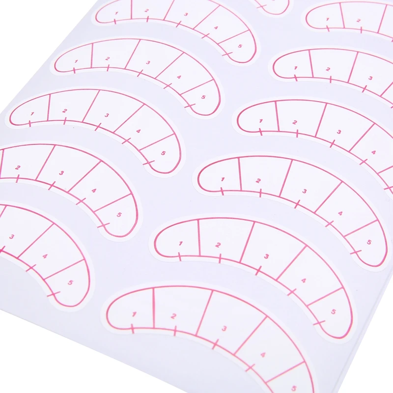

zwellbe 70pairs/pack 3D Eyelash Under Eye Pads Practice Eye Tips Sticker Paper Patches For Eyelash Extension Make Up Tools