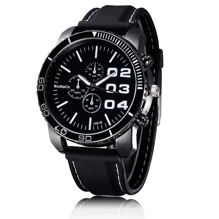Модные Повседневные Спортивные кварцевые часы для мужчин и женщин наручные часы Da для мужчин uhr широкий кожаный ремень часы Прямая Montre Femme Horloge - Цвет: White