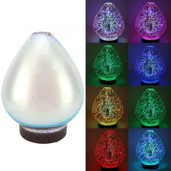 

100ml Aroma Essential Oil Diffuser Mini Ultrasonic Cool Mist Humidifier Air Purifier Color Change LED Night light for Office