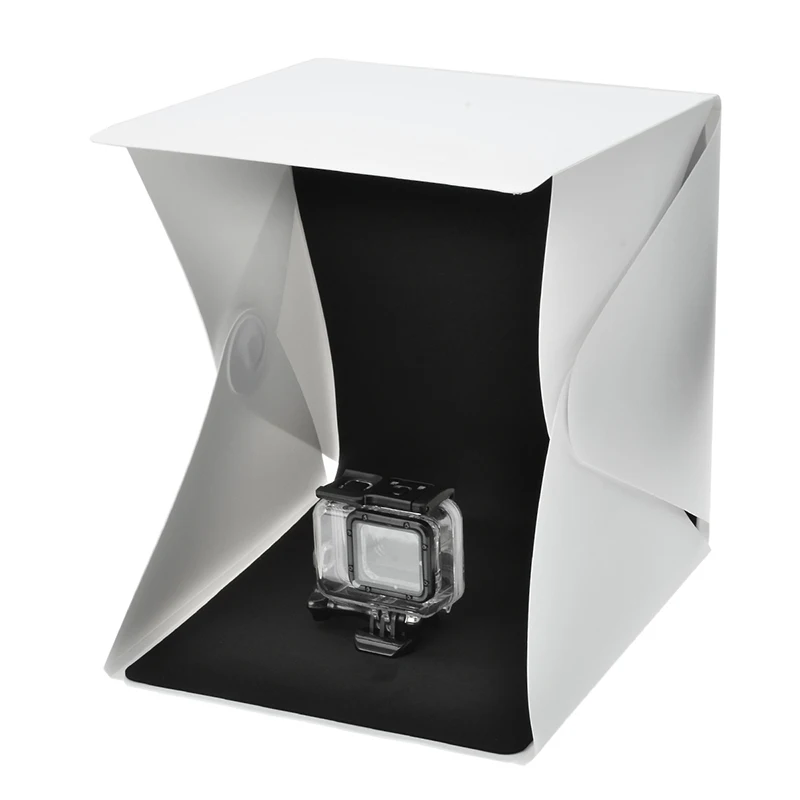 

Mini Foldable Photo Studio Camera Box de Photographie LED Light Tent Kit Lighting Tent Emart Diffuse Studio Soft Box Lightbox