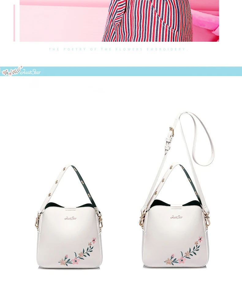 Just star women leather shoulder bag 13