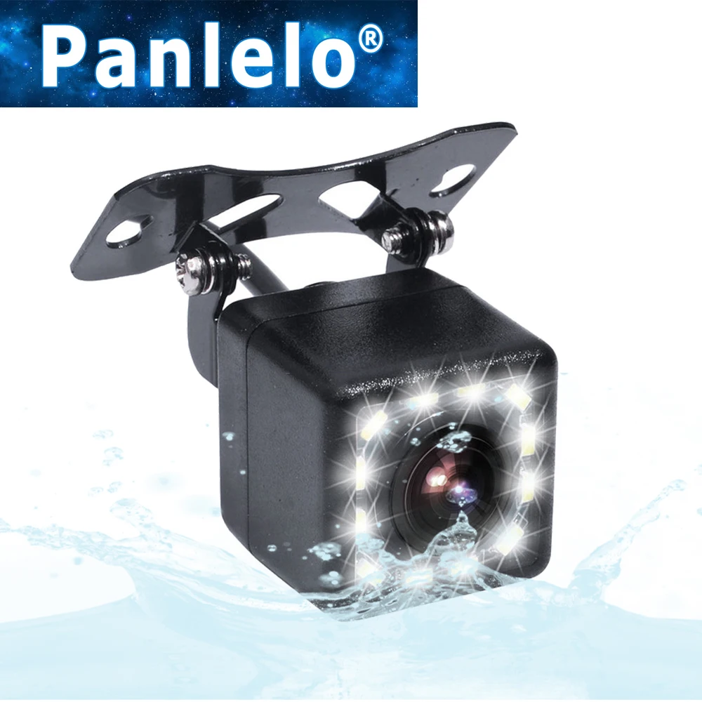

Panlelo Camera Reversing For Car 12 LED Wire Mini Rear View Camera Night Vison 170 Degree Vehicle Backup Cameras