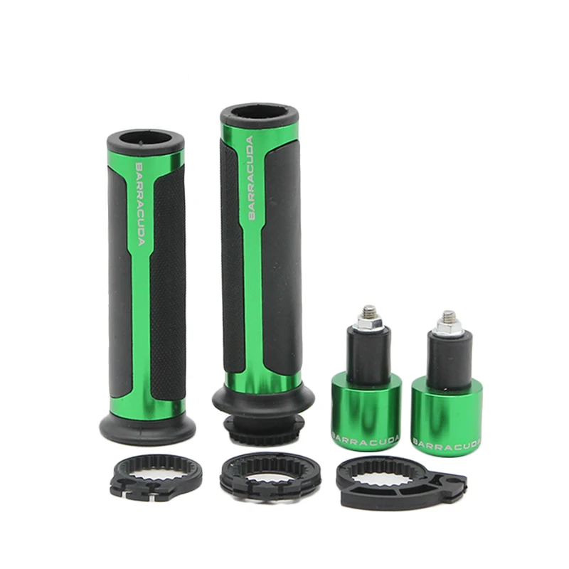 Alconstar-7/8 ''22 мм уличная и гоночная ручка мотоцикла с ЧПУ MX Grip Dirt Bike Motobike для Kawasaki для KTM для Honda - Цвет: green